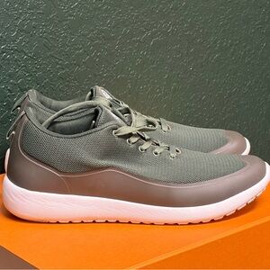 Greats Olive Green Sneakers with White Sole